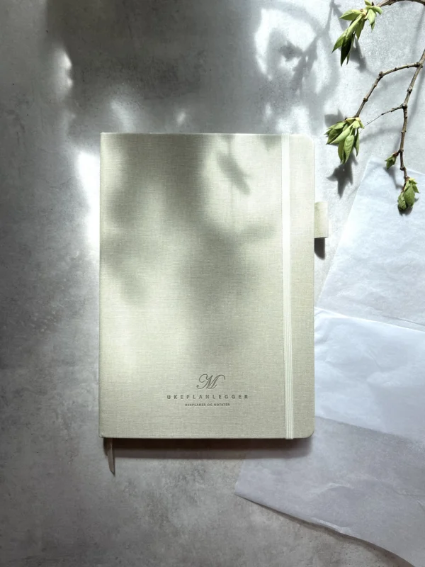 Kalenderbok B5 | Beige | Ettårig u/dato